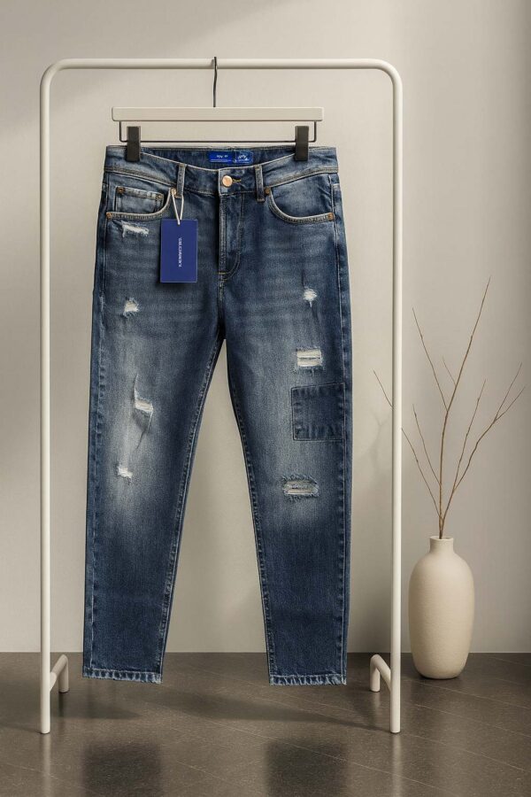 شلوارجین اسکینی آبی